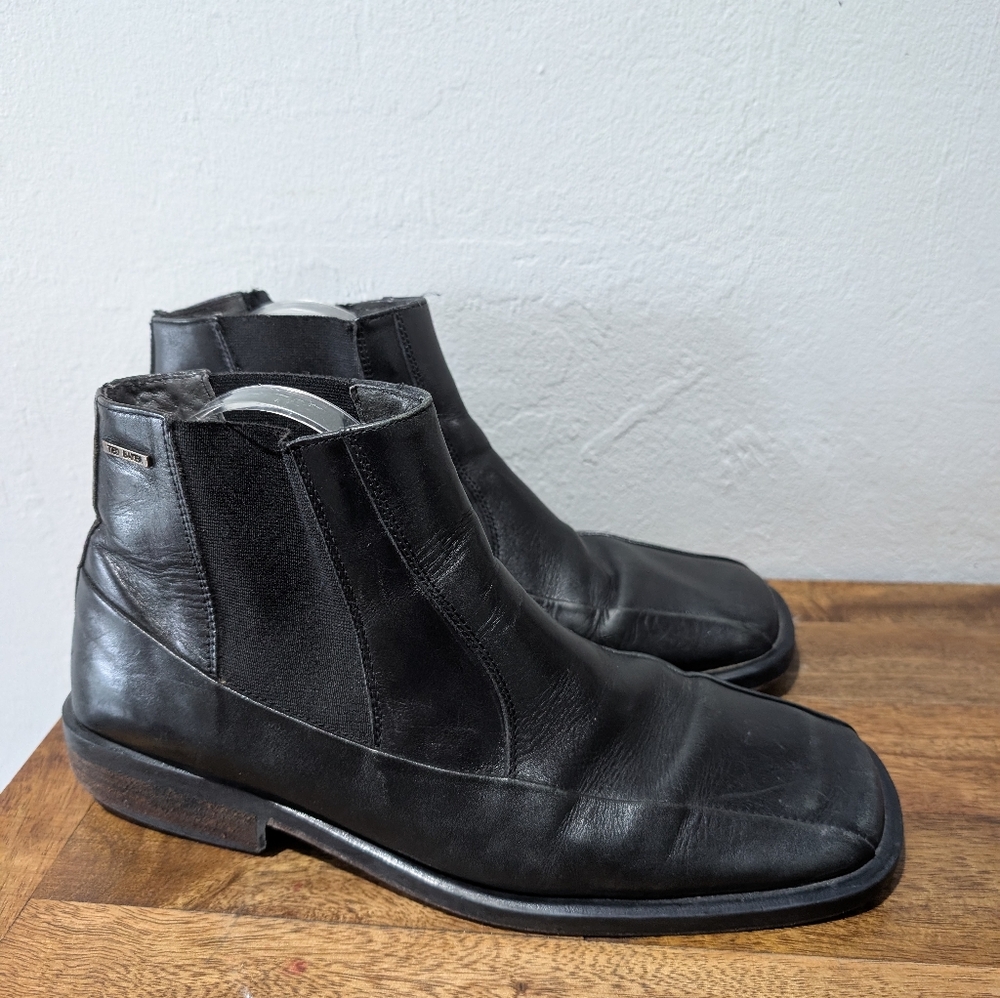Ted Baker Black Square‎ Toe Chelsea Boot Size 9/43